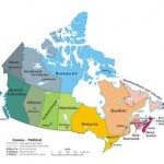 mappa del Canada