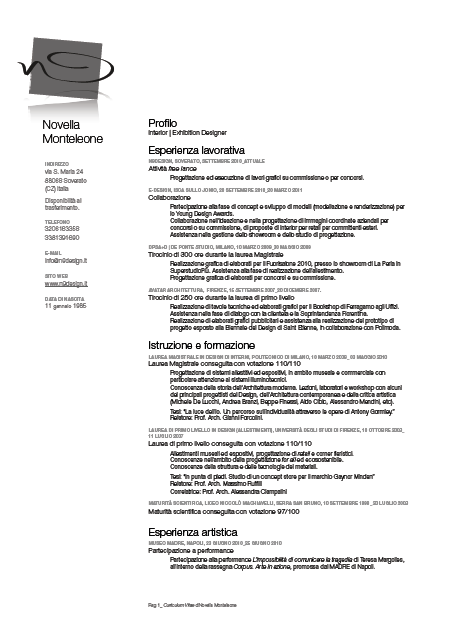 Lettera per smart working