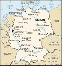 Mappa della Germania