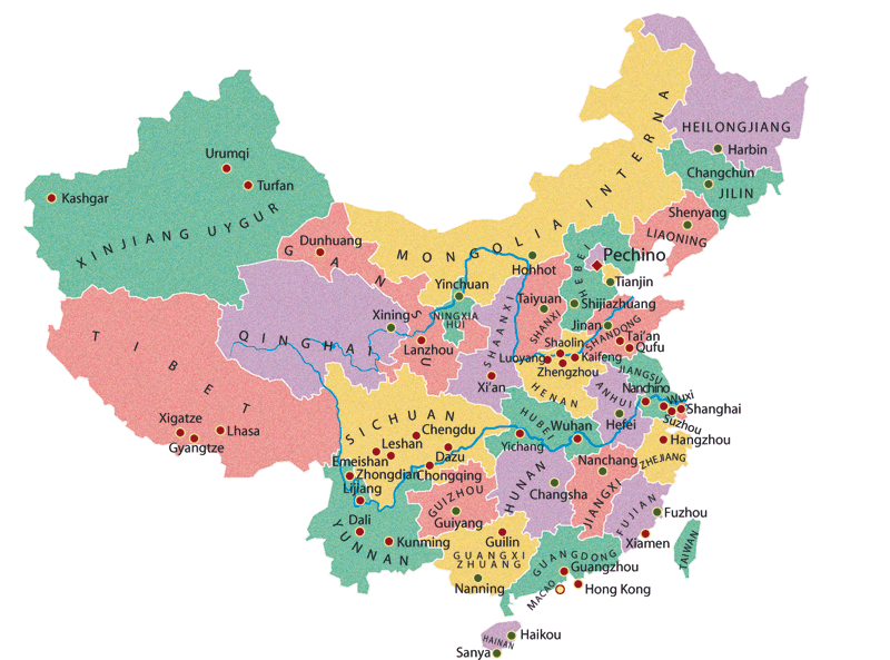 I siti per lavorare in cina