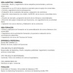 Esempio CV funzionale spagnolo