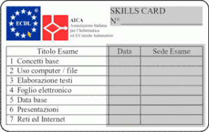 tesserino ECDL