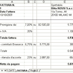 Contenuto obbligatorio minimo fattura fiscale