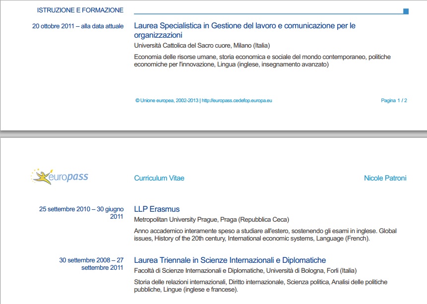 Screenshot Istruzione