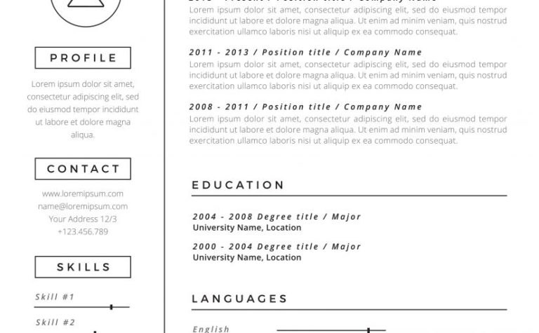 Curriculum Vitae Per Studenti Senza Esperienza Esempio Esempio pratico di curriculum vitae senza esperienza professionale
